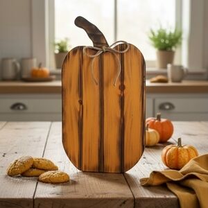 Rustic Wooden Pumpkin Decor